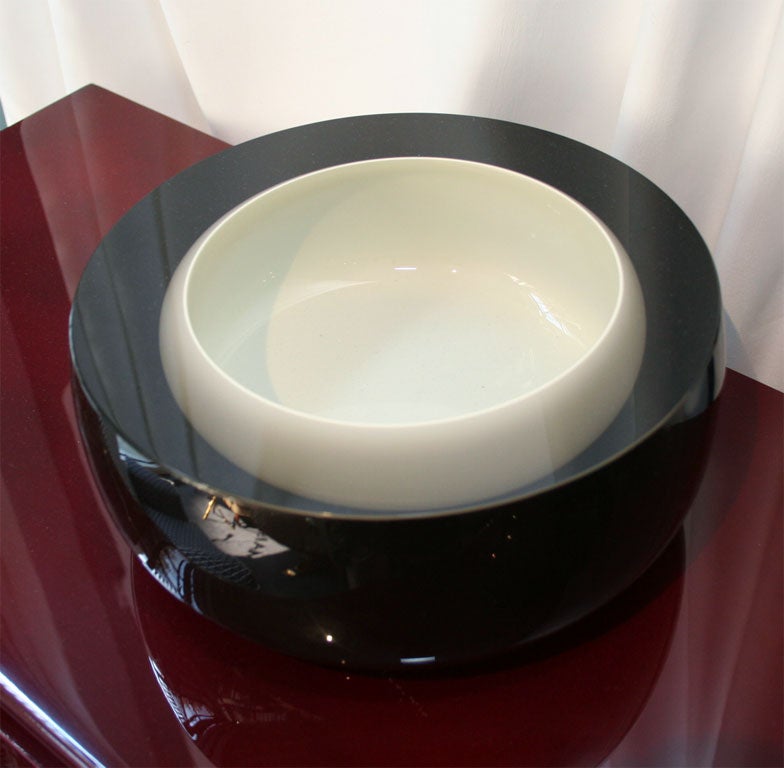 Danish Glass Bowl by Tora Urup