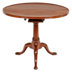 Georgian Mahogany Tripod Tilt Top Table