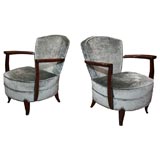 Pair Of Art Deco Armchairs