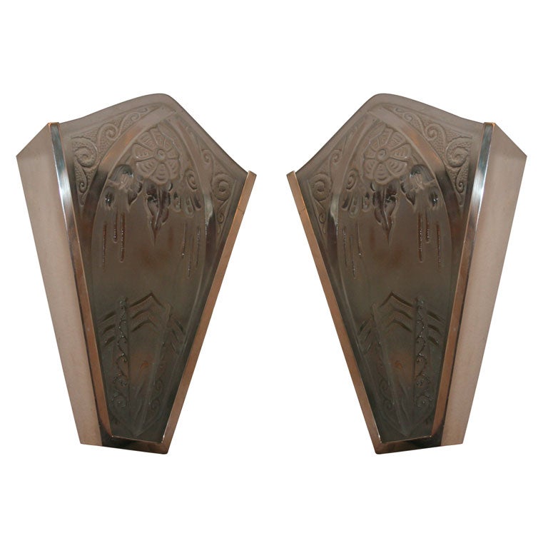 Apliques Art Déco de Lorrain en venta