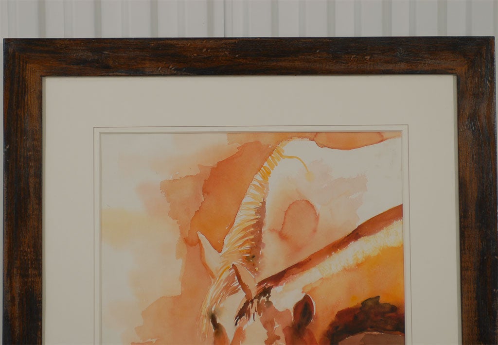 Horse Painting by Texas artist Richard Reher