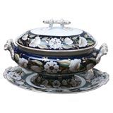 19th C. Ashworth Soup Tureen and Stand/Underplate