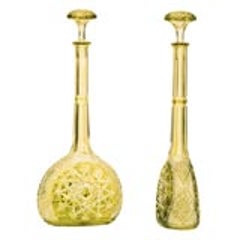 Pair of Baccarat Hand Blown Crystal "Tsar" Decanters-17" Tall! 1