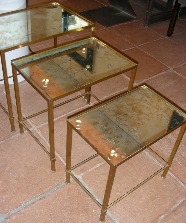 Three 1960s Nesting Tables For Sale 1