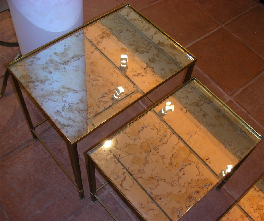 Three 1960s Nesting Tables For Sale 2