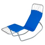 Retro Bartolucci, Barwa  chair/lounge/ chase in aluminum and canvas