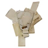 Spectacular Custom Lucite "Ice" Sconce by William Haines