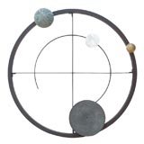 Mid Century Iron Sculpture