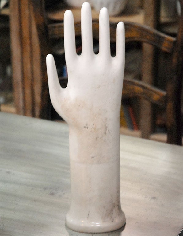 Old Porcelain German Hand/Glove Molds 5