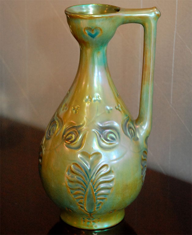 Zsolnay pitcher/vase