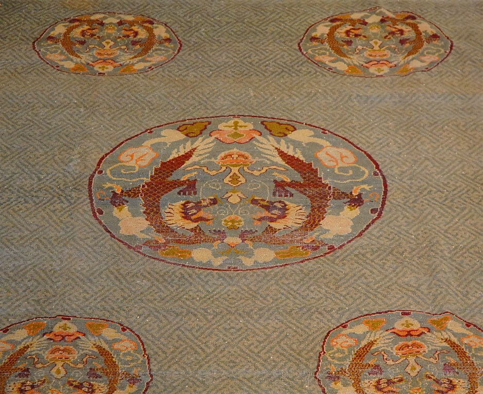 Antique Agra Carpet For Sale 1