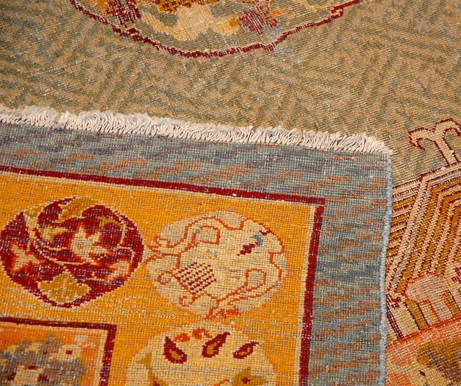 Antique Agra Carpet For Sale 6