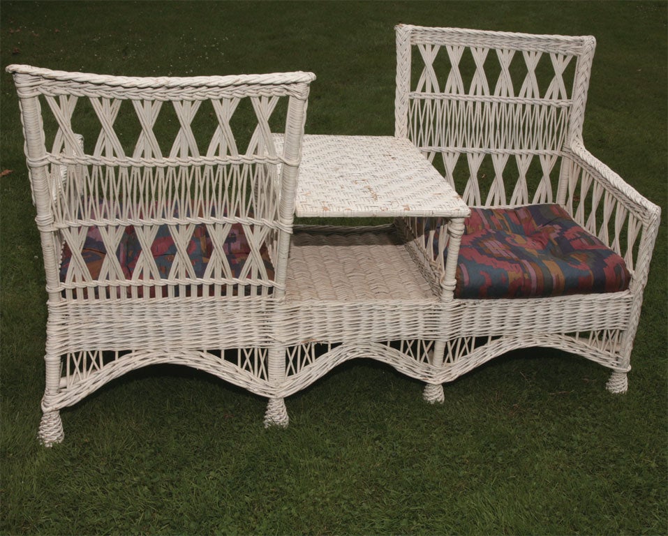 American BAR HARBOR WICKER TETE-E-TETE