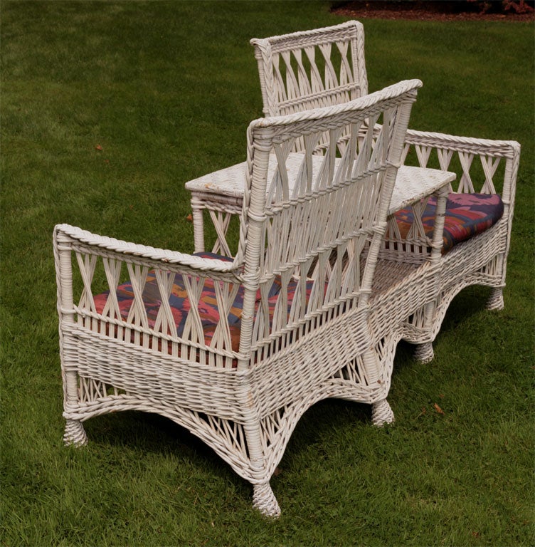Cane BAR HARBOR WICKER TETE-E-TETE