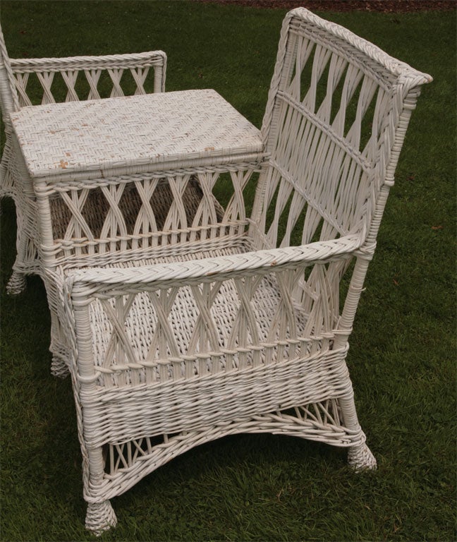 BAR HARBOR WICKER TETE-E-TETE 2