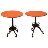 Antique A Pair of Classical Industrial Tables