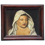 20th Century Oil Portrait of a Woman