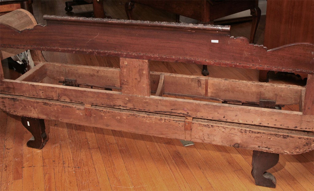 Philadelphia Carved Mahogany Sofa, Ca. 1825