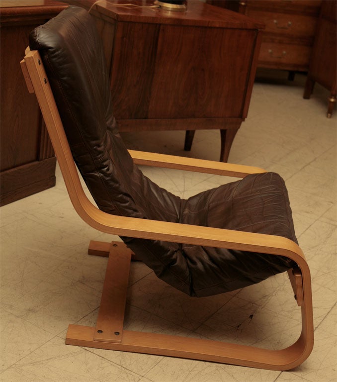 1950's Bent wood Armchair