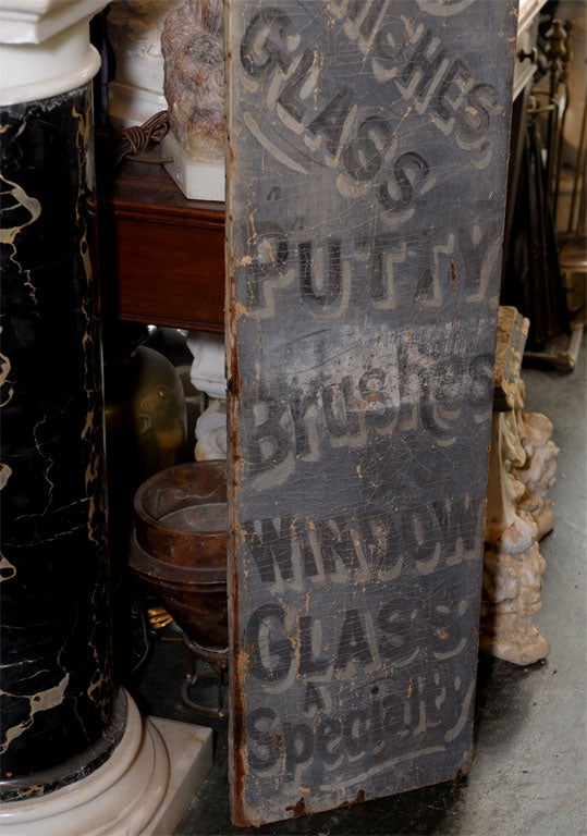 Hand-Painted Early American Painted General Store Sign
