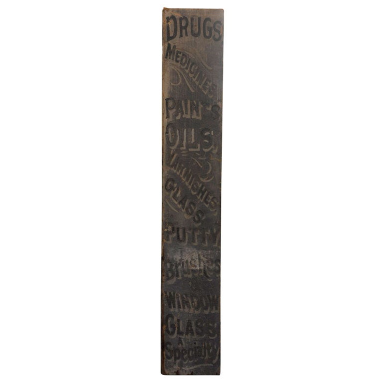 Early American Painted General Store Sign