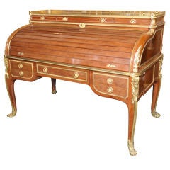 Antique 19th Century Louis XV Style Mahogany Desk