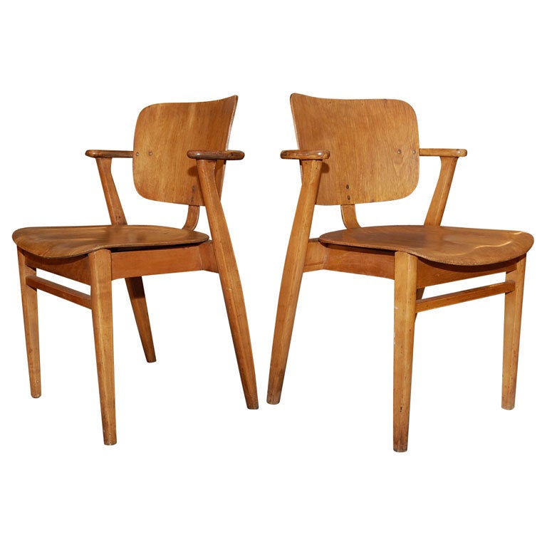Pair of Studio Chairs by IImari Tapiovaara For Sale at 1stDibs