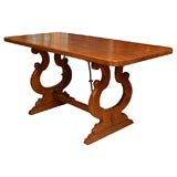 El Marangon Walnut Gateleg Console Table