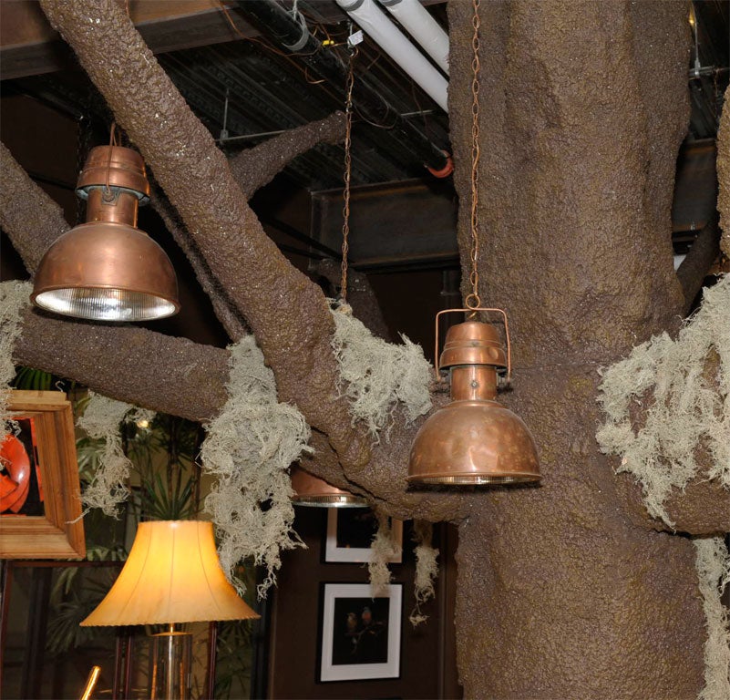 Large Copper Spotlights