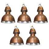 Large Copper Spotlights