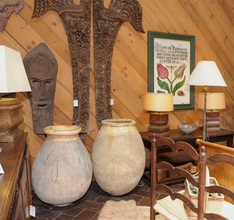 Teak Hand Carved Decorative Boat Sail Supports (ref# 8024)