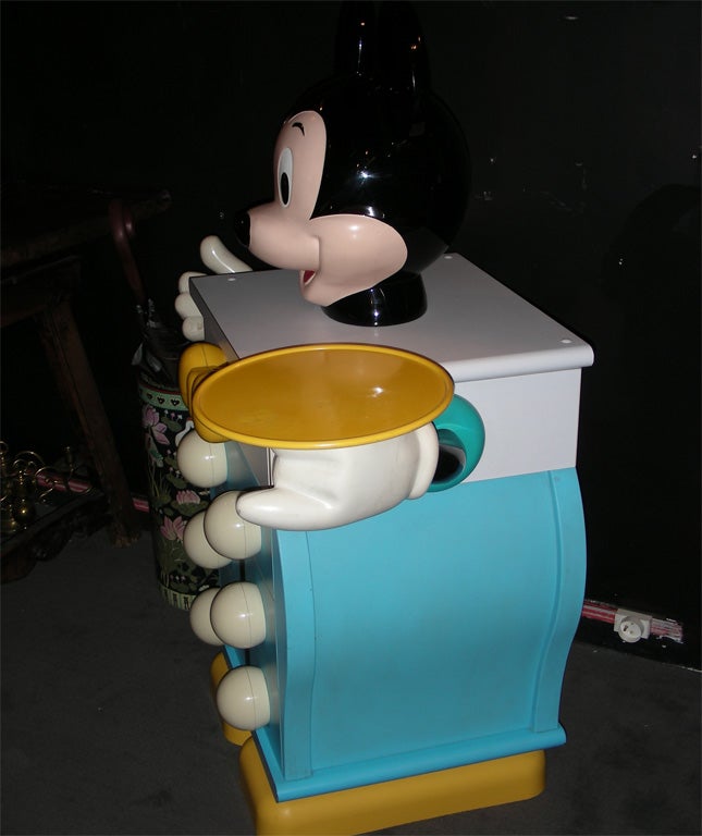 Wood  Mickey Mouse Chest-of-Drawers For Sale