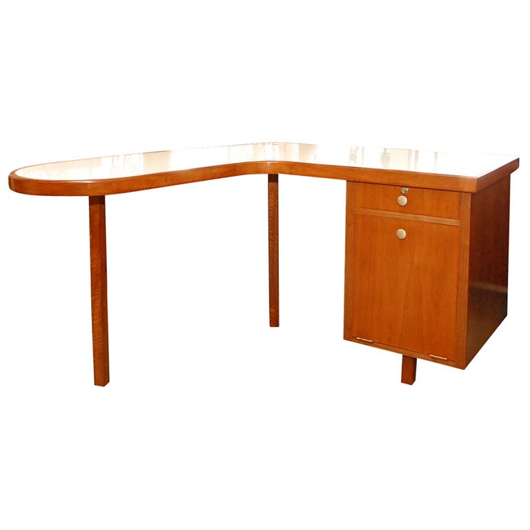 Unusual L Shape Curved Desk