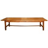 Very large Beechwood dining table