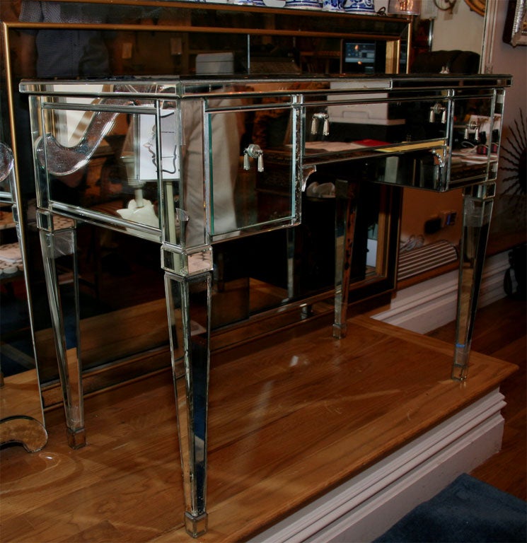 Elsie de Wolfe mirrored desk/dressing table