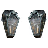 Antique A Pair of English Regency Style Lanterns