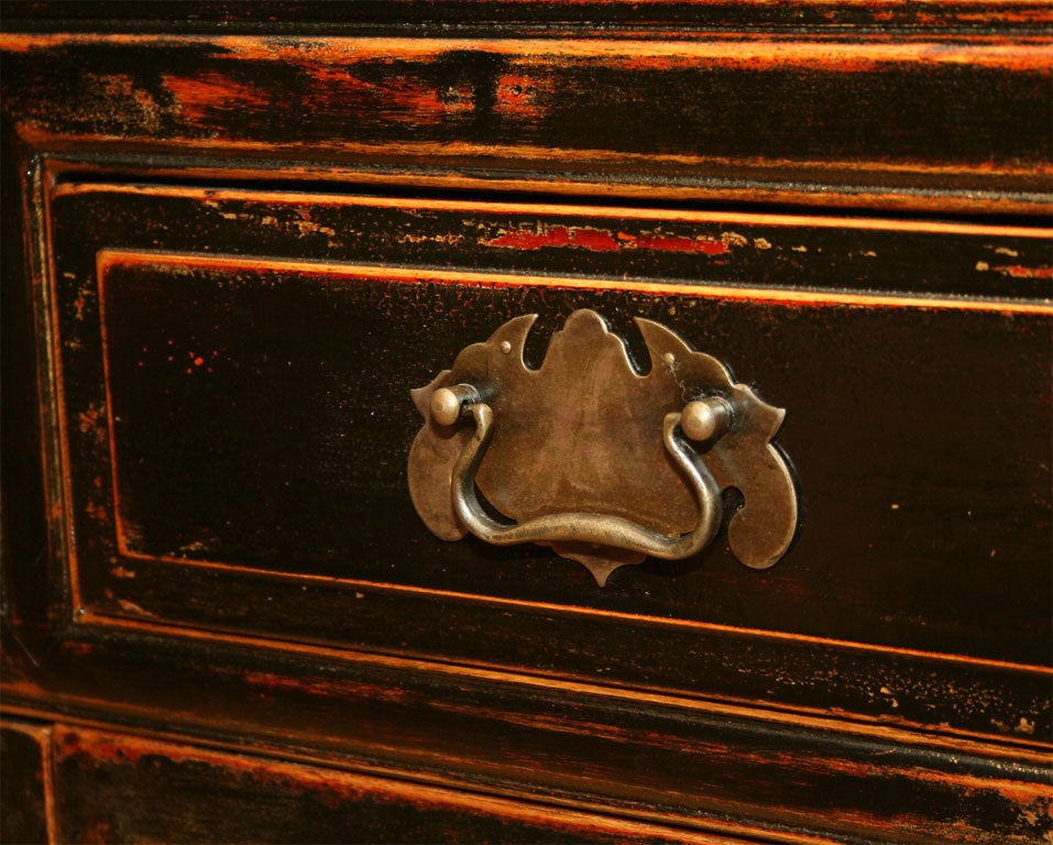 Chinese 19th Century Altar Coffer Console Cabinet For Sale 3