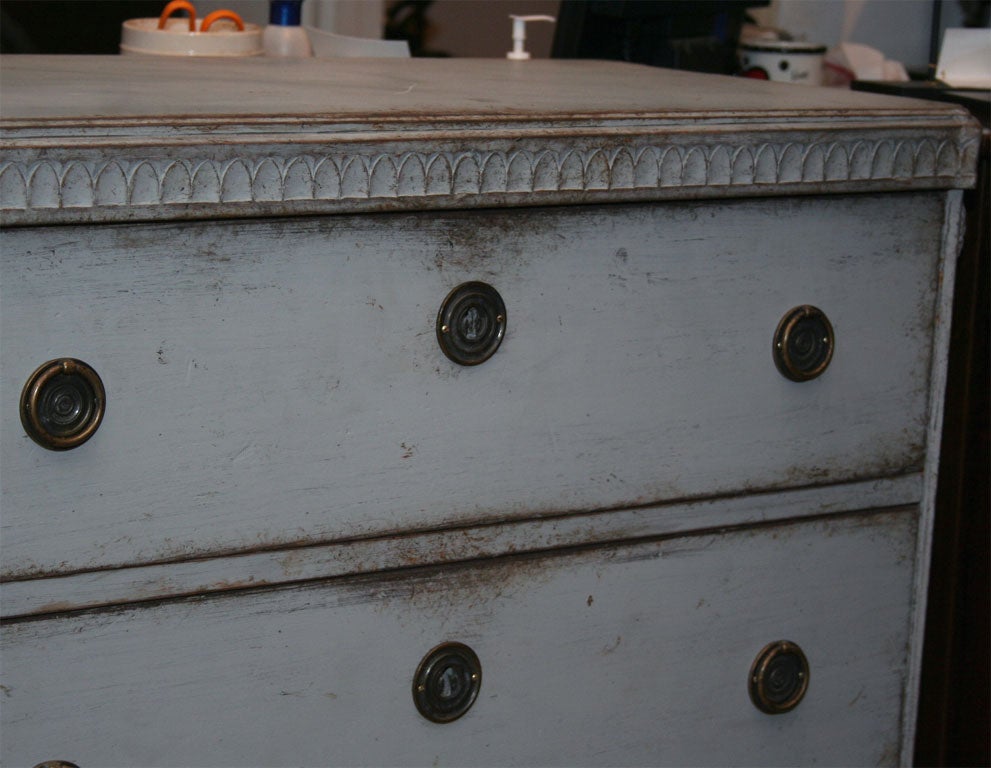 19th Century Gustavian Painted Commode 1