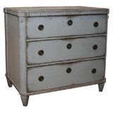 19th Century Gustavian Painted Commode
