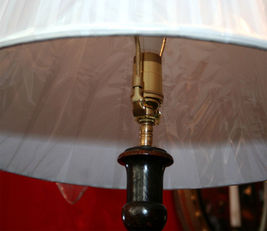 English Bobbin Turned Floor Lamp 2