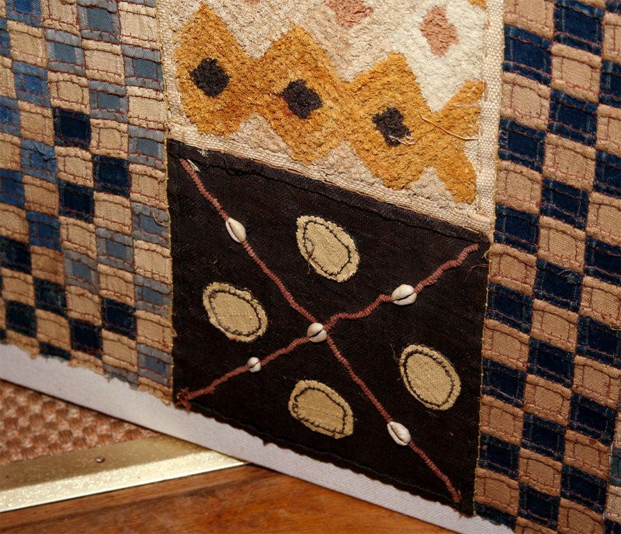 A Kuba Dance Cloth Textile Wall Hanging 3
