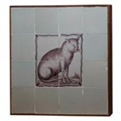 18th C Delft Tile Cat 8