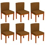 Set Of 6 John Stuart Dining Chairs