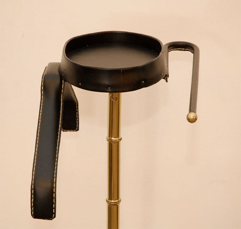 Jacques Adnet  Valet  and  Footstool 4