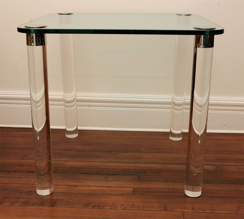 Square Glass Table