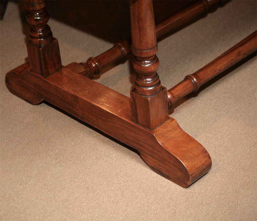 American TIGER MAPLE DINING TABLE.