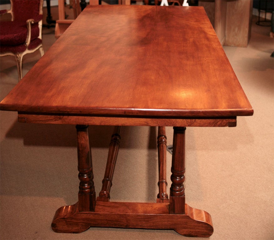 TIGER MAPLE DINING TABLE. 1