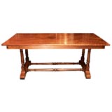 TIGER MAPLE DINING TABLE.