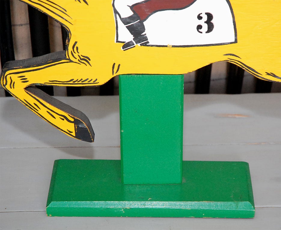 Canvas Horse Racing Figures and Game For Sale