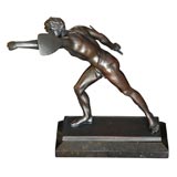 Bronze Figure on Marble Base